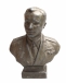 Бюст "Ю А Гагарин" Металл, литье СССР, 1960-е гг "Ю А Гагарин Первый в мире космонавт" инфо 6264g.