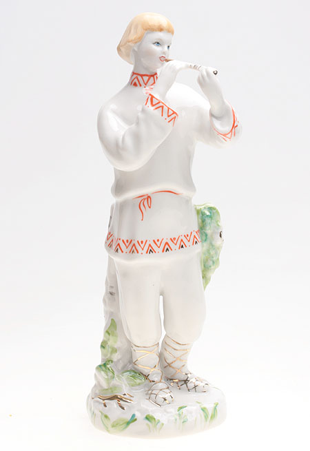 Статуэтка "Лель" (фарфор, роспись), СССР, ЛФЗ, 1950-1960-е гг герой одноимённой оперы композитора Н А Римского-Корсакова инфо 6354g.