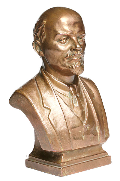 Бюст В И Ленина Бронза, литье СССР, 1959 год 1959 г инфо 6983g.