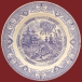 Тарелка Фаянс, деколь Западная Европа, начало ХХ века Sarreguemines U&C, Yeddo 1903 г инфо 7186g.